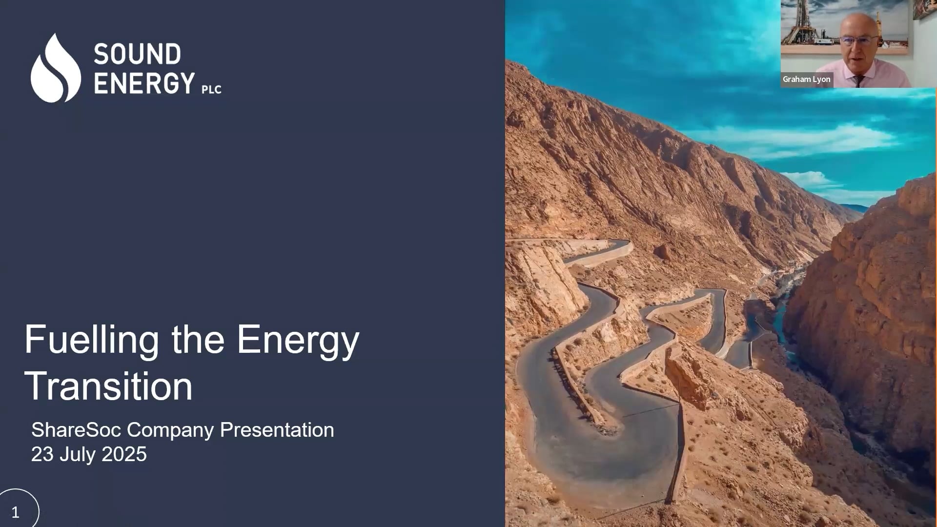 Sound Energy Sharesoc Presentation 23 July 2025
